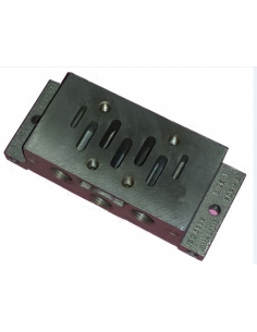 Placa base ISO talla 2 salida lateral 