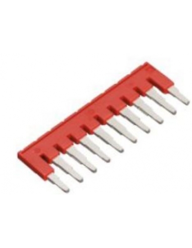 Ponte para 10 terminais de conexão de mola de 2,5 mm