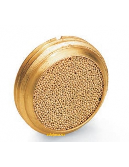 Silenciador 1/2 bronce sinterizado cuerpo plano serie SP|ADAJUSA