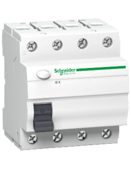 Differential 4-pole 63A Acti 9 IDK 30mA A9Z05463 Schneider | ADAJUSA | price