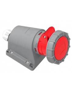 Industrial plug base with box 90o CEE CETAC 32A 3 Poles, neutral and ground IP67 | ADAJUSA