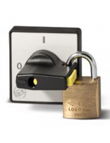 Placa de controle frontal 0-1 desconectador 48x48mm - Giovenzana