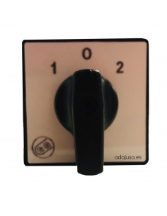 Placa mando frontal 1-0-2 para 25-32-40A - Giovenzana