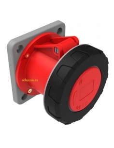 Toma de enchufe CEE-CETAC 63A 3P-T empotrable horizontal IP-67
