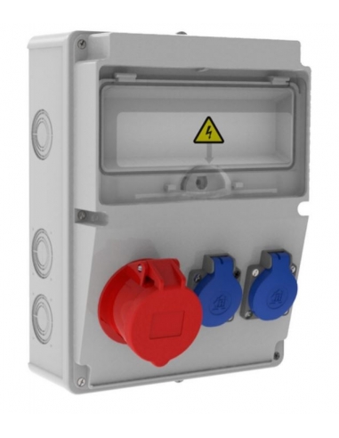 Distribution box with BH2-2118-2020 plugs 10 Bemis modules adajusa