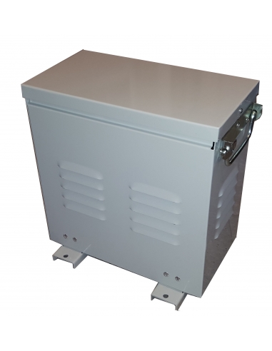 Three-phase transformer 5 KVA 400/230+N with IP23 box