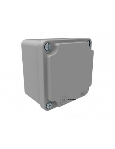 Aluminum case 100x100x75 adajusa
