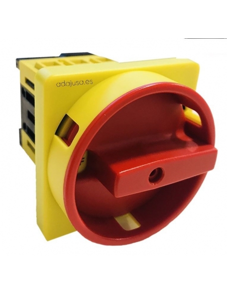 Interruptor seccionador 3 polos 32A completo 67x67mm - Giovenzana