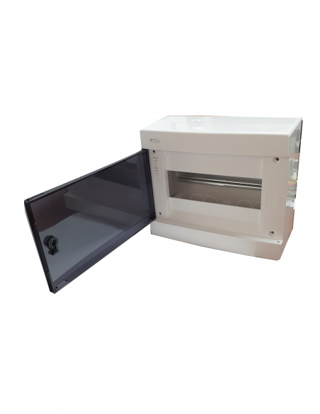 Caja modular 8 elementos superficie para magnetotérmicos y diferenciales ADAJUSA