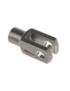 Horquilla de acero inoxidable, rosca hembra 12x48FG M12x1,25 - ADAJUSA