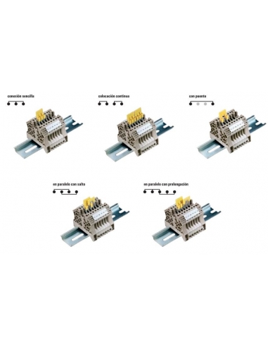 Terminal bridge 4 mm WQV 4/10 1052060000 Weidmuller price adajusa