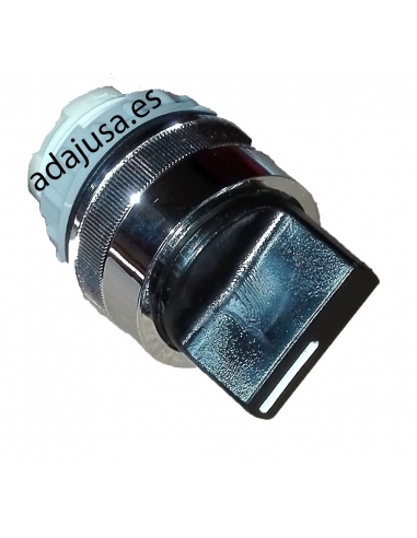 Pneumatic selector two positions black adajusa