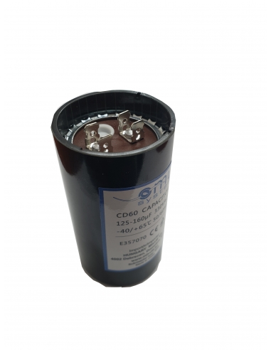 Capacitor de partida com terminais adajusa