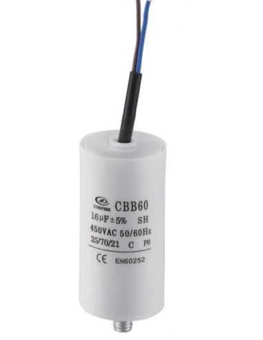 Permanent capacitor 40uF 450Vac M8