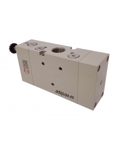 Solenoid valve 1/2 3 ways monostable assisted 24Vcc 5W - Metal Work - adajusa.es 2
