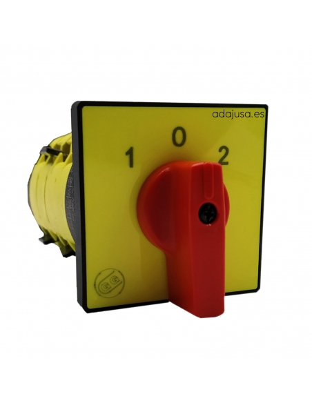 20A Full 48x48 Red Single Phase Inverter Switch - Giovenzana