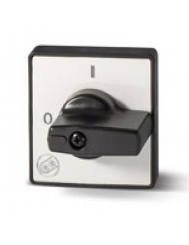 Placa mando frontal 0-1 88x88mm - Giovenzana