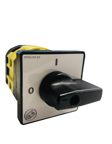 Interruptor de levas 4 polos 63A completo 88x88mm - Giovenzana