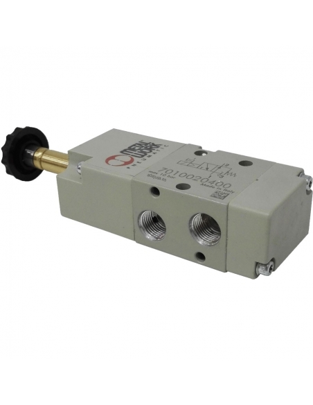 Solenoid valve 1/8 3 open monostable roads (NA) without coil - Metal Work - ADAJUSA