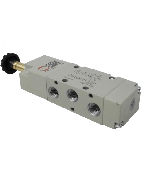 Electrovalve 1/8 5-way assisted monostable - Metal Work - ADAJUSA
