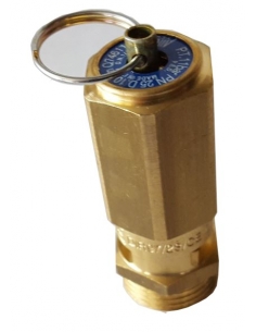Safety valve overpressure 1/8 9 Bar - Metal Work - ADAJUSA 2