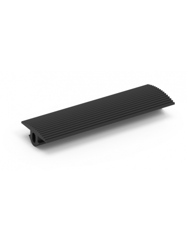 Black profile cover 32×4 C8/10 1 meter