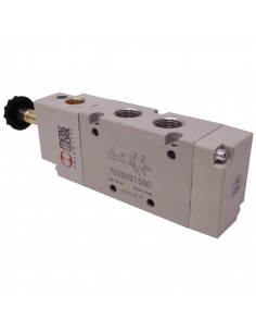 1/4 5-way monostable assisted solenoid valve - Metal Work - ADAJUSA