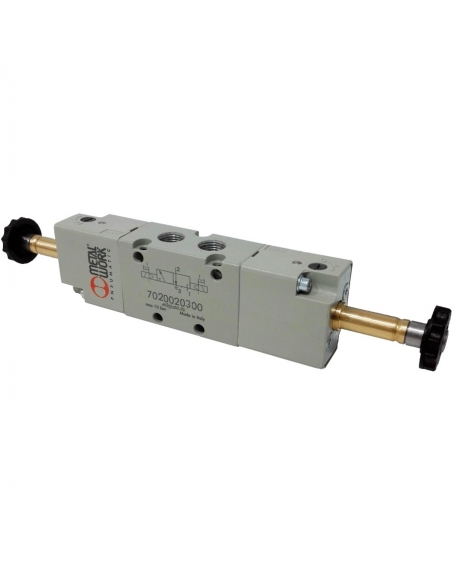 Electrovalve 1/4 3-way assisted bistable - Metal Work - ADAJUSA