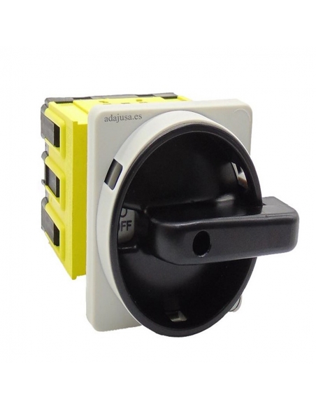 Interruptor seccionador serie SE de 4 polos 63A completo 67x67mm - Giovenzana adajusa