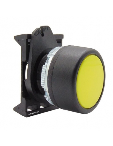 Cabeza pulsador interruptor amarillo con enclavamiento PPPN3 - Giovenzana