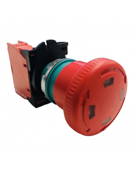 Cabeza pulsador de emergencia 40mm con indicación NC - Giovenzana