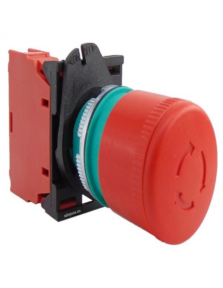 Full diameter emergency pushbutton 30 PPFN1R3N with nc contact Giovenzana adajusa