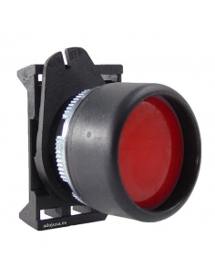 Red switch push-button head with PPPN1 interlocking - Giovenzana