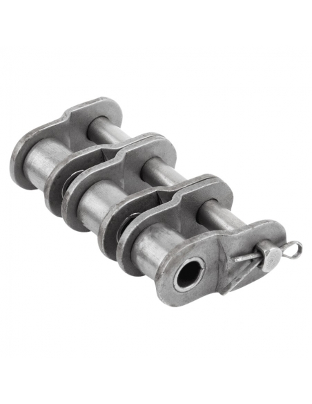 Acodado triple cadena rodillos 08B-3 ISO - ADAJUSA