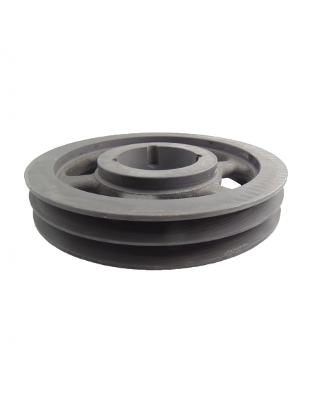 Polea para correa trapecial SPA 250x2 ranura taper T2517 | ADAJUSA | precio