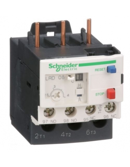 Relé térmico TeSys LRD06 - Schneider adajusa