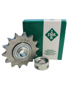 Tensioning wheel for chain diameter 16mm 16 teeth - INA - ADAJUSA 2