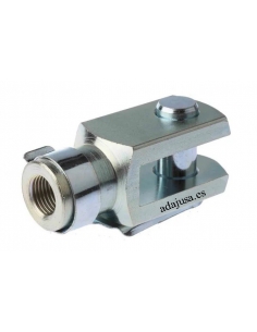 Horquilla hembra M4x0,7 con clip 4x8 - ADAJUSA