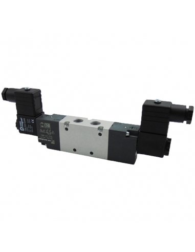 Solenoid valve 1/4 5/2 bistable 230 Vac BASIC - Metal Work