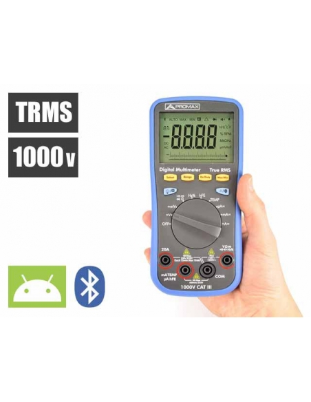 Multímetro digital TRMS Bluetooth PD-352 PROMAX / ADAJUSA
