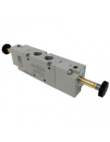 Solenoid valve 3/8 5 ways assisted bistable - Metal Work - ADAJUSA