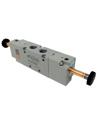 Solenoid valve 3/8 5/3 assisted pressure centers - Metal Work - ADAJUSA