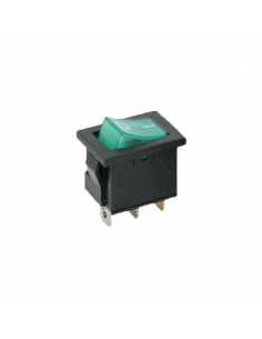 Interruptor verde luminoso 10A-250V  Adajusa