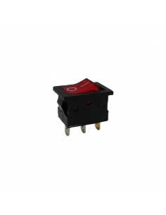 Interruptor rojo luminoso 6A-250V  Adajusa