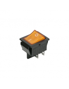 Interruptor amarillo luminoso 16A-250V  Adajusa