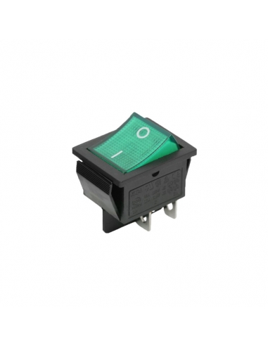 Interruptor de luz verde 16A-250V Adajusa
