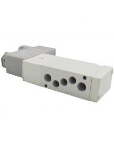 Solenoid valve 1/4 5/2 ways monostable 110 Vac on plate - Mindman - ADAJUSA 2