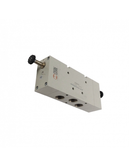 Solenoid valve 1/2 5 ways 3 positions pressure centers - Metal Work - ADAJUSA