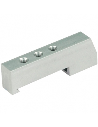 Adaptador barra omega 1/8" para base múltiple Metal Work - ADAJUSA