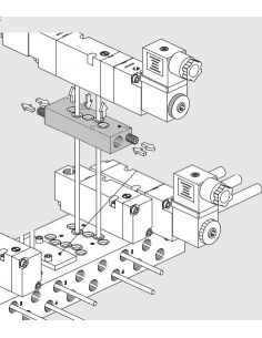 Dual Exhaust Regulation Kit 1/8 Series 70 Metal Work - ADAJUSA 2